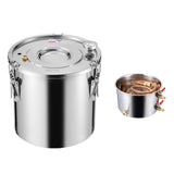 VEVOR Moonshine Still 5 Gal Water Alcohol Distiller Brewing Kit Stainless Steel - Extra Image