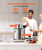 Moonshine Still 8 Gal Water Alcohol Distiller Brewing Kit Stainless Steel