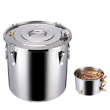 VEVOR Moonshine Still 8 Gal Water Alcohol Distiller Brewing Kit Stainless Steel - Extra Image