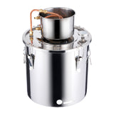 VEVOR Moonshine Still 8 Gal Water Alcohol Distiller Brewing Kit Stainless Steel - Extra Image