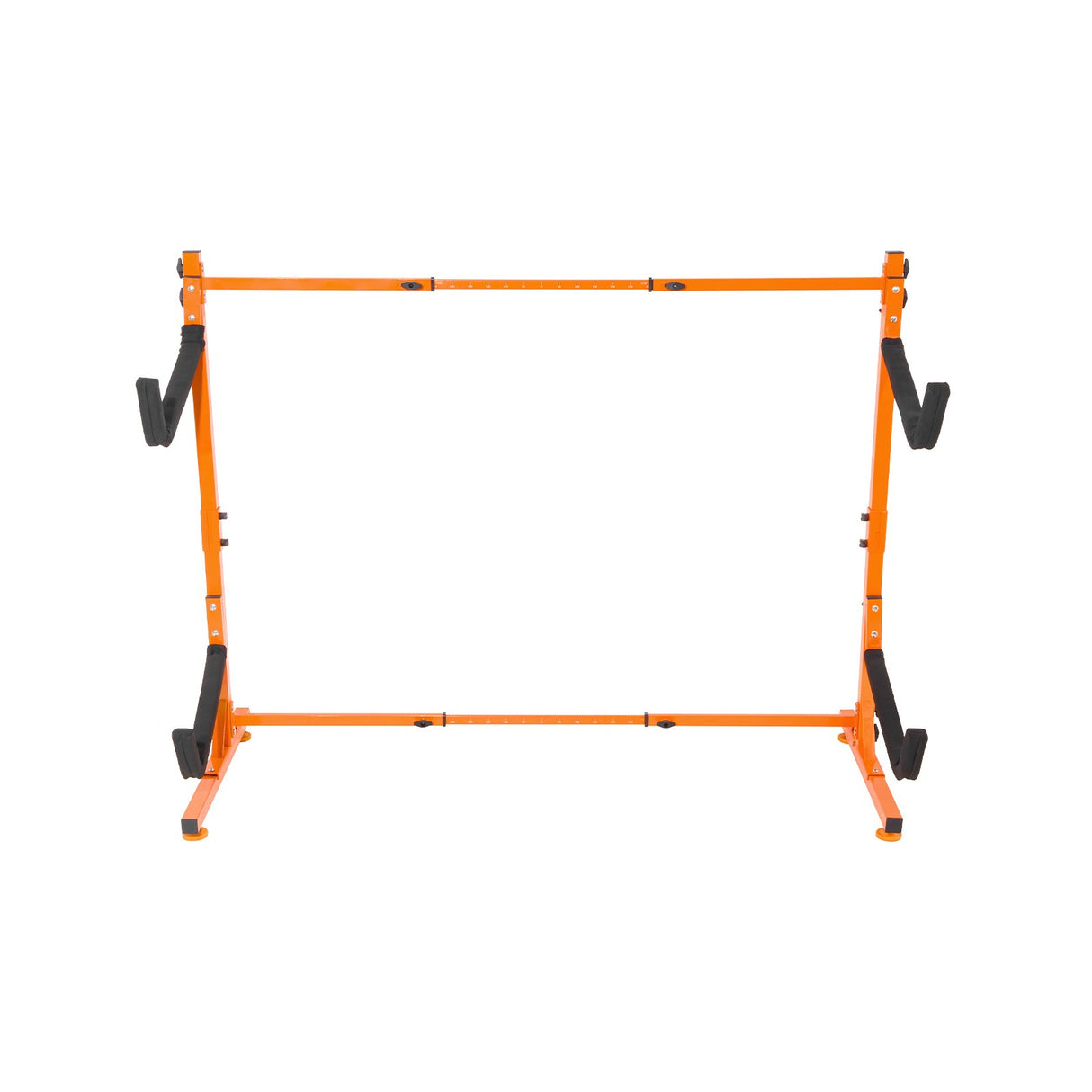 VEVOR Freestanding Kayak Storage Rack, Kayak Stand for 2 Kayak Canoe Paddleboard, Heavy-duty Steel Kayak Hanger Holder with Padded Arms and Adjustable Width, 79.5kg Max Load, for Indoor Outdoor Garage