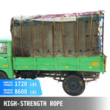 1.43cm Double Braid Polyester Rope 6096cm Nylon Pulling Rope 498.95kg High Force Polyester Load Sailing Rope(1.43cm-6096cm)