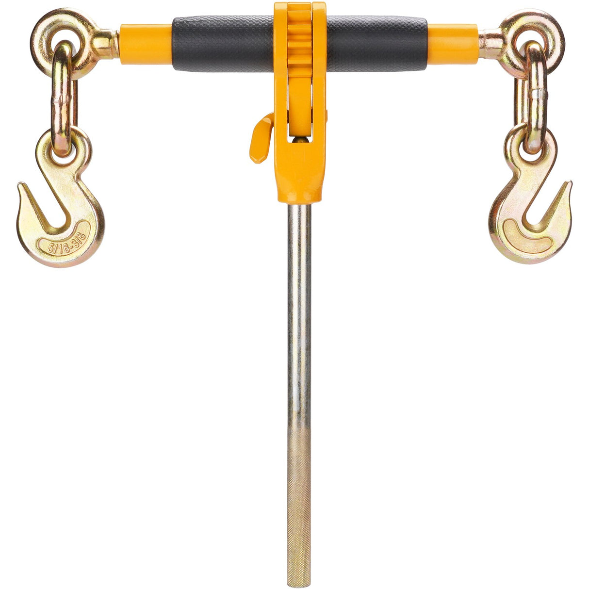 VEVOR Ratchet Chain Binder 2PCS, 0.9-1.2 cm Heavy Duty Load Binders, with G80 Chains 5443 kg Secure Load Limit, Labor-saving Anti-skid Handle, Tie