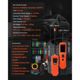 Automotive Circuit Tester Kit, 8 - 35 DCV Power Circuit Probe Tester with TFT Color Display and Lighting, 2-in-1 Electrical Automotive Power Tester Probe with 19.7 ft / 6 m Extension Cable - Close-Up Angle