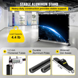 VEVOR Telescopic Backdrop Banner Stand 8' x 8' Banner Stand Adjustable Step and Repeat Backdrop Banner Stand Retractable Banner Stand with Carrying