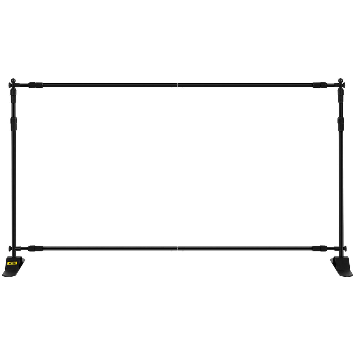 VEVOR Telescopic Backdrop Banner Stand 8' x 8' Banner Stand Adjustable Step and Repeat Backdrop Banner Stand Retractable Banner Stand with Carrying