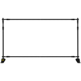 VEVOR Telescopic Backdrop Banner Stand 8' x 8' Banner Stand Adjustable Step and Repeat Backdrop Banner Stand Retractable Banner Stand with Carrying