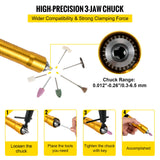 VEVOR Flex Shaft Grinder Rotary Tool 780W 6.5mm Chuck w/ Foot Pedal 45 Accessory - Top-Down View