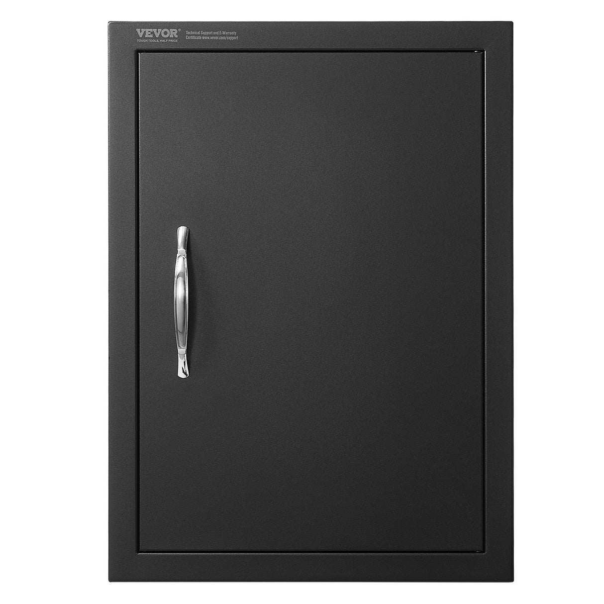 VEVOR BBQ Access Door, 415x570 mm Single Outdoor Kitchen Door, Cold Plate Flush Mount Door, Wall Vertical Door with Handle, for BBQ Island, Grilling Station, Outside Cabinet