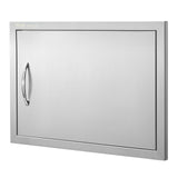 VEVOR BBQ Access Door, 610x432 mm Single Outdoor Kitchen Door, Stainless Steel Flush Mount Door, Wall Vertical Door with Handle, for BBQ Island, Grilling Station, Outside Cabinet - Extra Image