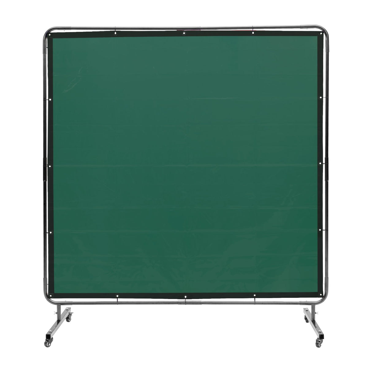 VEVOR Welding Screen with Frame 6' x 6' Welding Curtain Screen on 4 Wheels Green