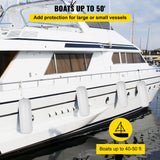VEVOR 4 Ribbed Boat Fender 10
