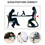 Vevor Ergonomic Kneeling Chair Wooden Neck Pain Relief Relieve Fatigue Wood Stool - Extra Image
