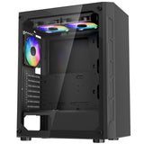VEVOR Mid-Tower ATX PC Gaming Case Computer Case Box with 3 x 120 mm ARGB Fans - Extra Image