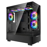 VEVOR Mid-Tower ATX PC Gaming Case Computer Case with 6 x 120 mm PWM ARGB Fans