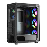 VEVOR Mid-Tower ATX PC Gaming Case Computer Case Box with 4 x 120 mm ARGB Fans - Extra Image