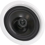 165.1 mm in Ceiling Speakers, 150-Watts, Flush Mount Ceiling & in-Wall Speakers System with 8ΩImpedance 89dB Sensitivity, for Home Kitchen Living Room Bedroom or Covered Outdoor Porches, Single