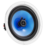 VEVOR 2 PCs 203.2 mm in Ceiling Speakers, 50-Watts, Flush Mount Ceiling & in-Wall Speakers System with Impedance 89dB Sensitivity, for Home Kitchen