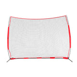 VEVOR Barricade Backstop Net, 12x9 ft Ball Sports Barrier Netting, Portable Practice Equipment with Carry Bag, Protection Screen for Baseball Softball Lacrosse Soccer Hockey Training, for Backyard - Extra Image