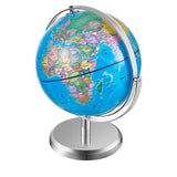 VEVOR Illuminated World Globe with Stand, 228.6 mm, Educational Earth Globe with Stable Heavy Metal Base and LED Constellation Night Light HD Printed