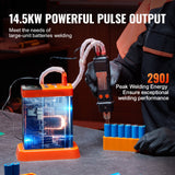 VEVOR 801D Battery Spot Welder 14.5KW Capacitor Energy Storage Pulse Spot Welder - Side View