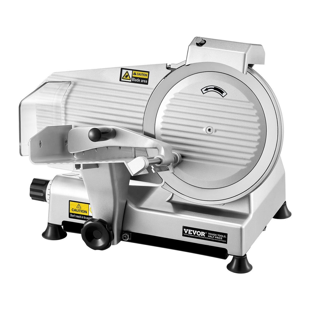 VEVOR Meat Slicer 180W 250 mm Electric Deli Food Slicer for Meat Bread Cheese