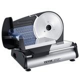 VEVOR Meat Slicer 180W 190 mm Electric Deli Food Slicer for Meat Bread Cheese