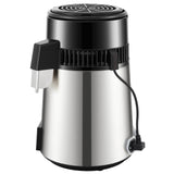 VEVOR 4L Water Distiller Distilled Water Maker 1 L/H w/ Timing Dual-Temp Silver - Extra Image