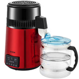 VEVOR 4L Water Distiller Distilled Water Maker 1 L/H w/ Timing Dual Temp Red - Extra Image