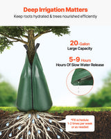 VEVOR Tree Watering Bag 3 Packs 20 Gallons Slow Release Tree Water Bag Durable - Front View