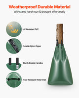 VEVOR Tree Watering Bag 3 Packs 20 Gallons Slow Release Tree Water Bag Durable - Side View