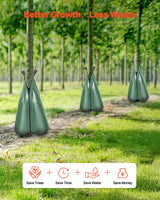 VEVOR Tree Watering Bag 3 Packs 20 Gallons Slow Release Tree Water Bag Durable - 45-Degree Angle