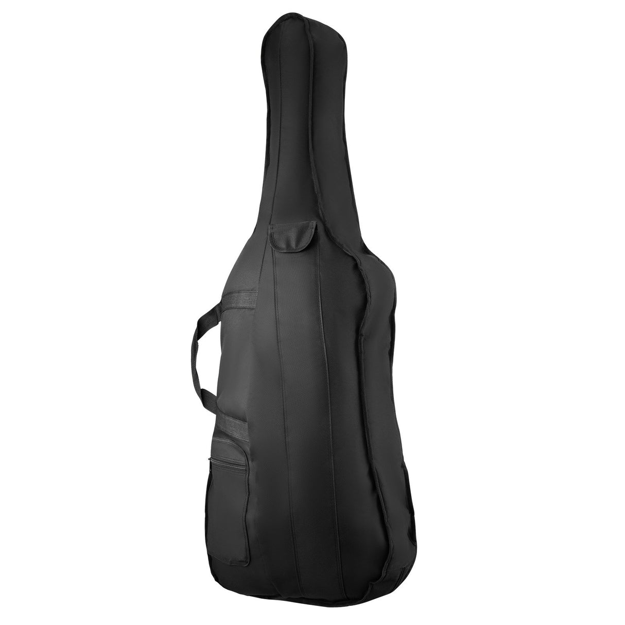 VEVOR 4/4 Full Size Cello Case, Nylon Waterproof, Lightweight Portable Travel Carrying Bag, with Reinforced Handle, Dual Shoulder Straps, Anti-Scratch, Professional Cello-Shape, for Cello, Black