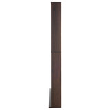 Media Storage Cabinet, 9-layer DVD Shelf Holds up to 756 CDs, Adjustable CD Shelves 27 Compartments, Protects & Organizes Music, Movie, Video Games or Memorabilia Collections, Espresso