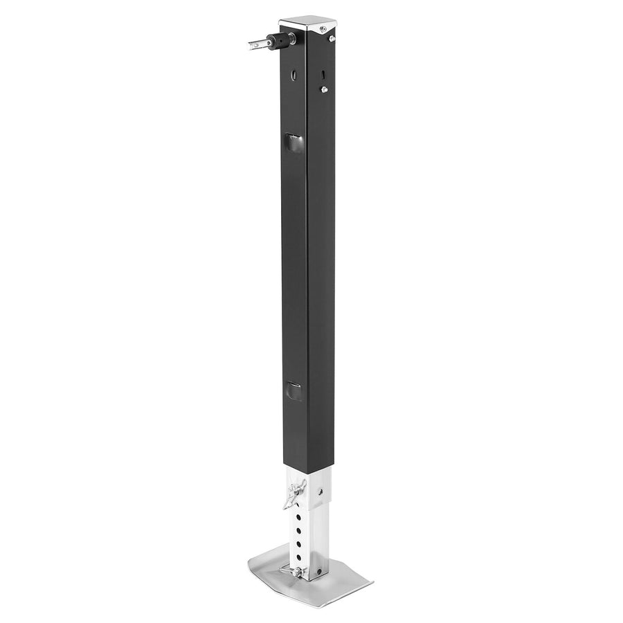RV Lead Fifth Wheel Landing Gear Leg 179013, 825 mm 5th Wheel Landing Gear Universal Replacement Compatible with Lippert Venture, Atwood, Stromberg Carlson Systems, with Pin and Base, Black