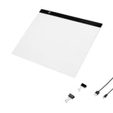 VEVOR Light Board, B4 LED Light Pad Ultra-Thin Portable Light Box, USB Powered Light Table for Art Tracing, Light Box for Diamond Painting, Animation, Sketching, Drawing, Stenciling, Artists (Black) - Extra Image