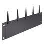 Steel Landscape Edging, 5 Packs 990 x 207 mm Rust-Resistant Metal Landscape Edging, Bendable Garden Edging Border, Heavy Duty Lawn Edging, Easy-to-Install, Flower Bed Yard Pathway Divider Black