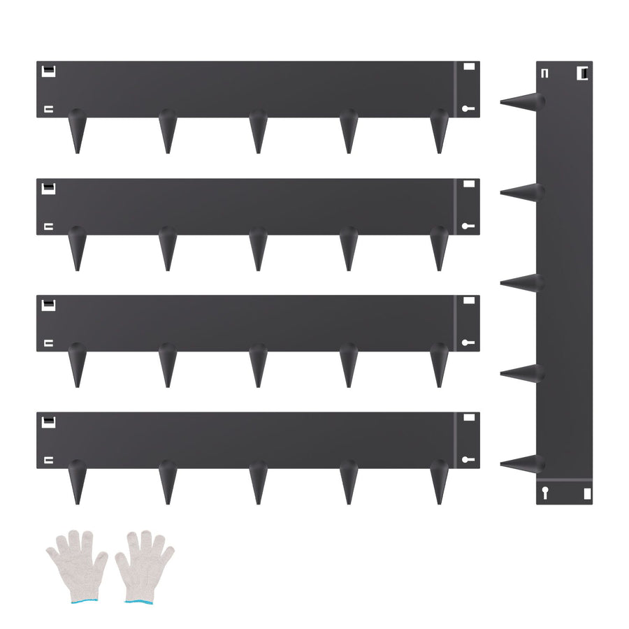 Steel Landscape Edging, 5 Packs 990 x 207 mm Rust-Resistant Metal Landscape Edging, Bendable Garden Edging, image 11