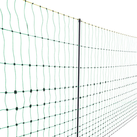 Electric Fence Netting, 0.88 x 49.98 m, PE Net Fencing with Posts & Double-Spiked Stakes, Utility Portable, image 9