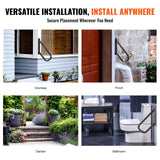 VEVOR Handrails for Outdoor Steps, 18.9