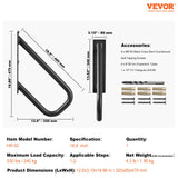 VEVOR Handrails for Outdoor Steps, 18.9