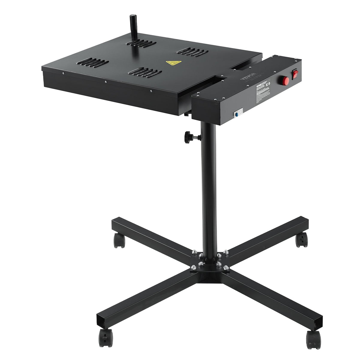 VEVOR Flash Dryer, 18 x 25 inch Flash Dryer for Screen Printing, High Power Silk Screen Printing Dryer with Height Adjustable Stand, 360? Rotation, X-Shaped Base, Steel T-Shirt Curing Machine