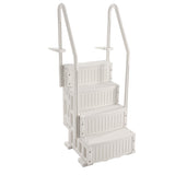 VEVOR 4-Step White Robust Pool Ladder of 2 Handrails for 1219.2-1371.6 mm Pools - Extra Image