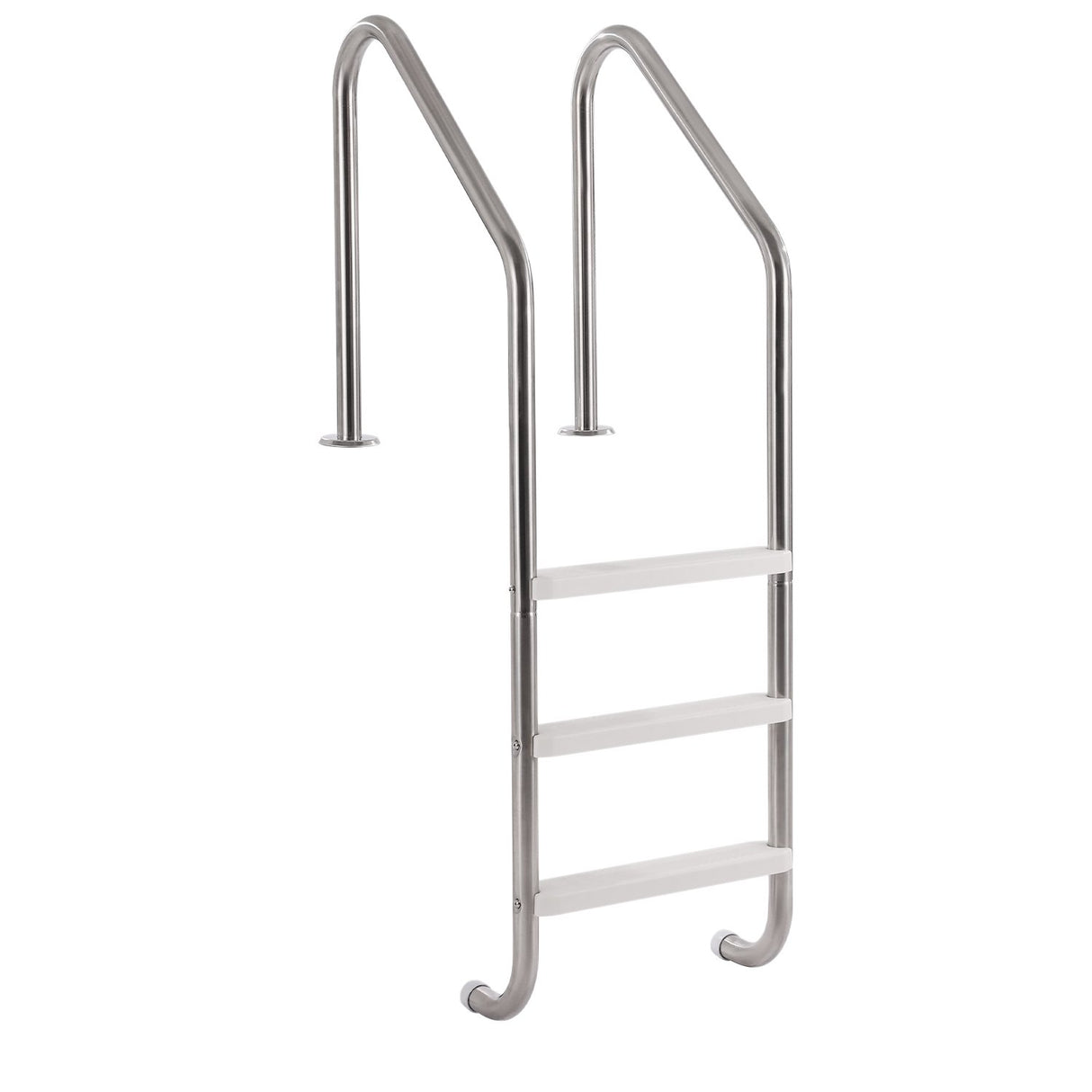 Stainless Steel Pool Ladder 3-Step & 2 Handrails for 1219.2-1371.6 mm Pool