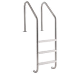 Stainless Steel Pool Ladder 3-Step & 2 Handrails for 1219.2-1371.6 mm Pool