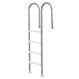 4-Step Stainless Steel Pool Ladder of 2 Handrail for 1371.6 mm Decked Pool