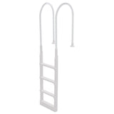 Thickened 4-Step Pool Ladder of Double Handrails for 1219.2-1371.6mm Pool