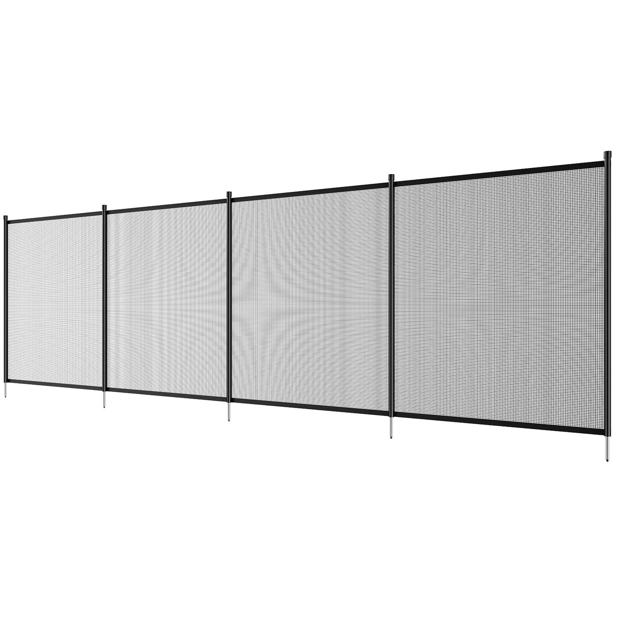 VEVOR Pool Fence, 4 x 12 FT Pool Fences for Inground Pools, Removable Child Safety Pool Fencing, Easy DIY Installation Swimming Pool Fence, 340gms