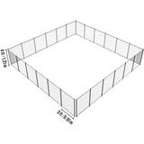 VEVOR Pool Fence, 4 x 72 FT Pool Fences for Inground Pools, Removable Child Safety Pool Fencing, Easy DIY Installation Swimming Pool Fence, 340gms