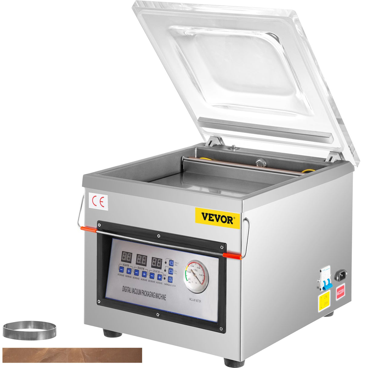 Vevor DZ-260C Digital Vacuum Sealer Food Vacuum Sealing Packing Machine 220V